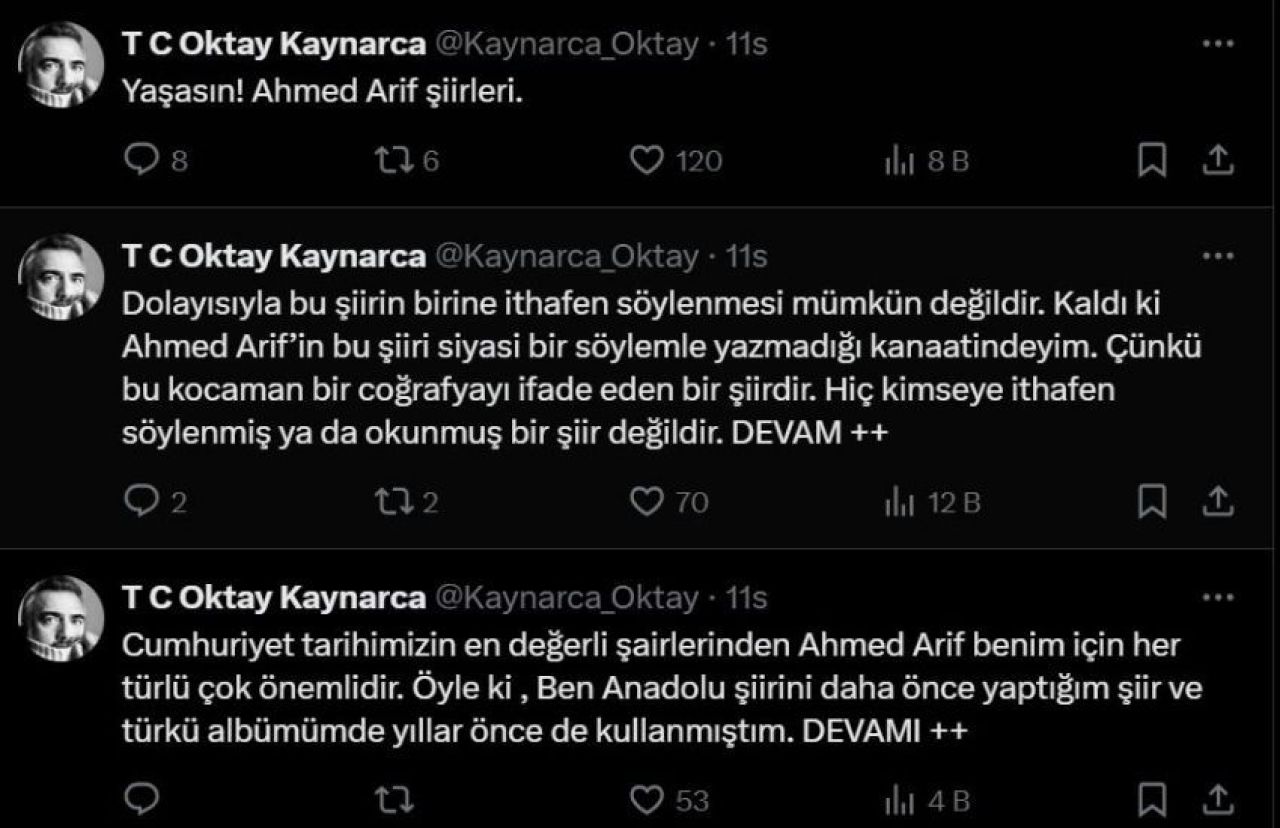 Oktay Kaynarca'nın Ahmet Arif şiirini Selahattin Demirtaş için okuduğu iddia edildi! Ünlü oyuncudan ilk cevap geldi - 1. Resim