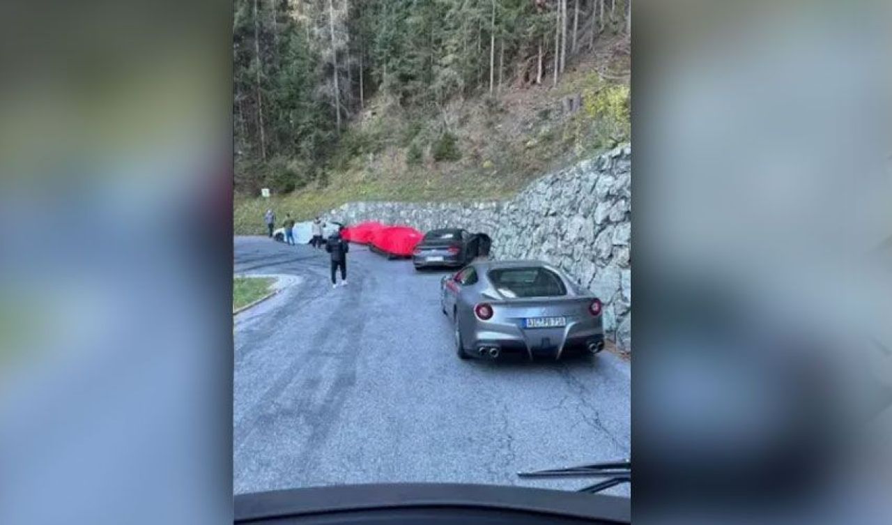 İki Ferrari, 1 Bentley ve 1 McLaren'in karıştığı kaza dünya gündeminde: Hasar korkunç boyutta - 3. Resim