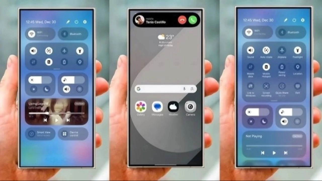 Samsung One UI 7 güncellemesinden ilk video paylaşıldı! iOS'tan esinlenen tasarım dikkat çekti