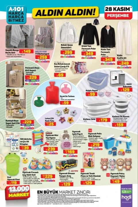 A101 28 Kasım aktüel kataloğu yayınlandı! Elektrikli Moped, beyaz eşya çeşitleri, masa takımı ve daha fazlası - 6. Resim