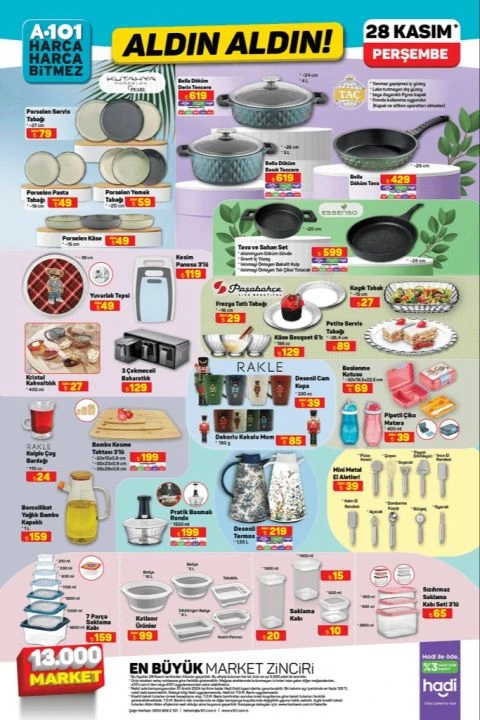 A101 28 Kasım aktüel kataloğu yayınlandı! Elektrikli Moped, beyaz eşya çeşitleri, masa takımı ve daha fazlası - 5. Resim