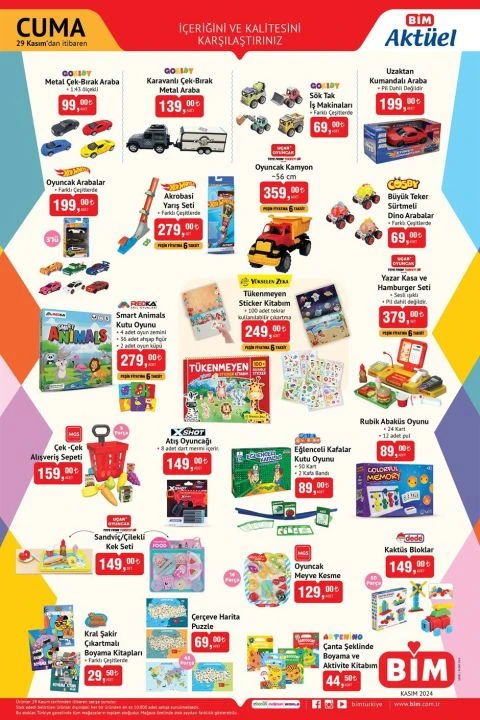 BİM 29 Kasım aktüel kataloğu Hot Wheels akrobasi setinden elektroniğe her kitleye hitap ediyor! İşte sizleri bekleyen ürünler - 6. Resim