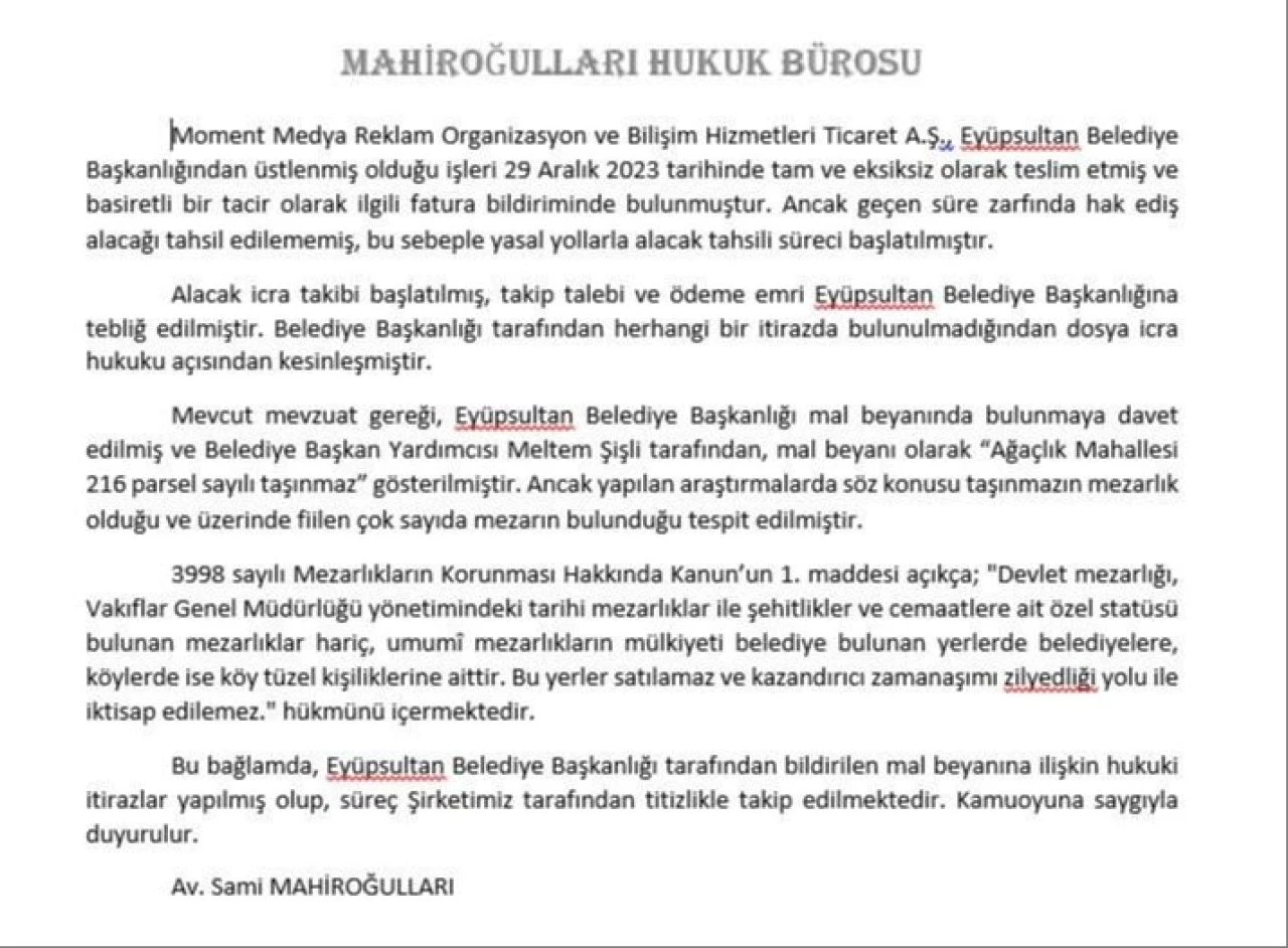 İstanbul'da akılalmaz olay! Belediye, borcuna karşılık mezarlık verdi: Vatandaş isyan etti