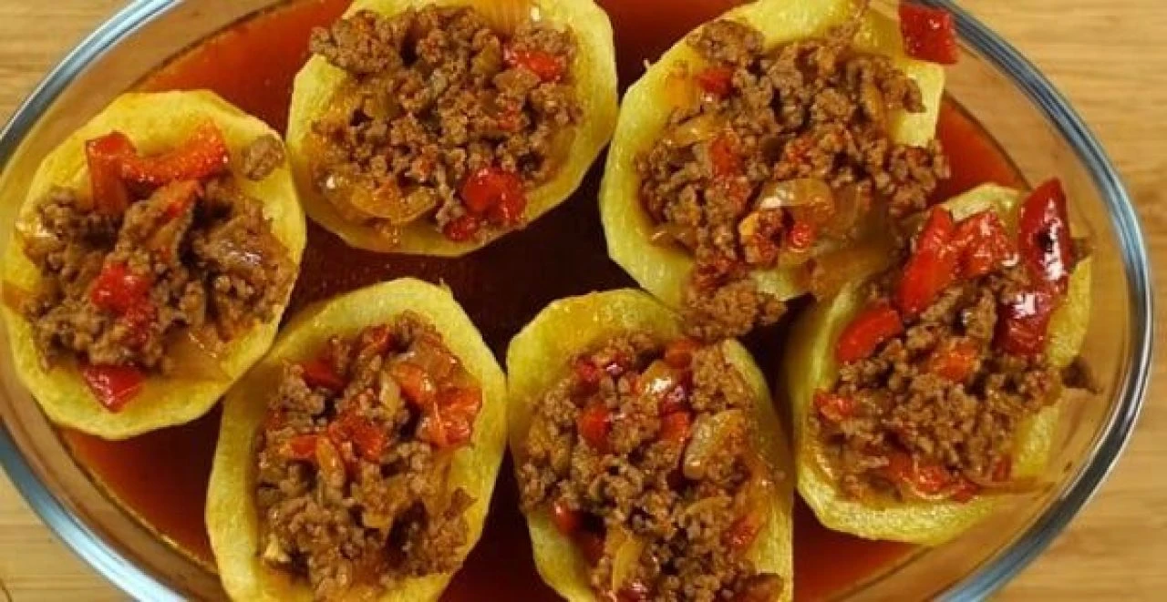 Kuzu etli patates dolması tarifi veya etli patates dolması - 1. Resim