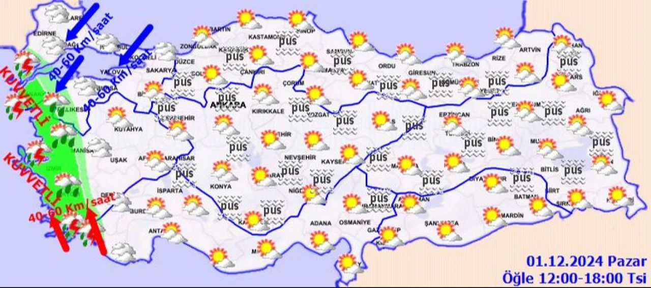 Meteoroloji'den sağanak ve fırtına uyarısı! 'Çok kuvvetli geliyor' diyerek sarı alarm verdi - 2. Resim