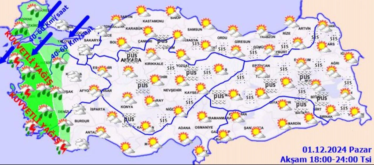 Meteoroloji'den sağanak ve fırtına uyarısı! 'Çok kuvvetli geliyor' diyerek sarı alarm verdi - 3. Resim