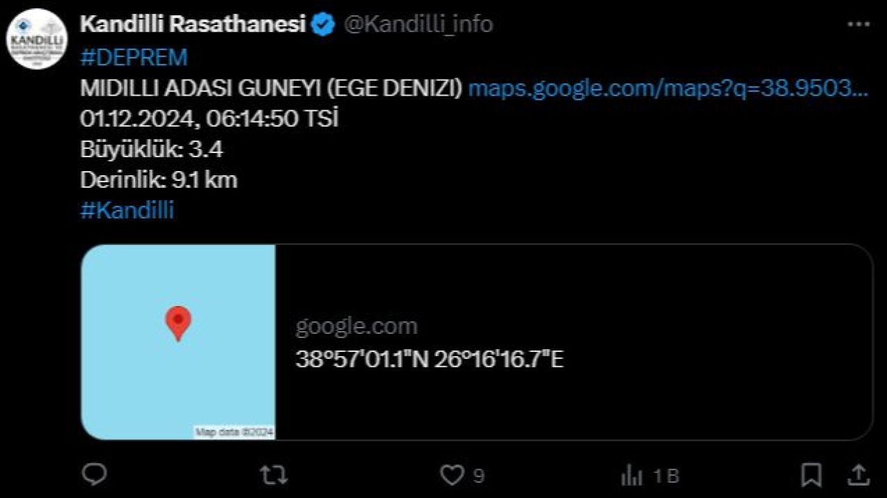 Son Dakika | Ege'de deprem! İzmir, Balıkesir ve  Çanakkale sallandı - 1. Resim