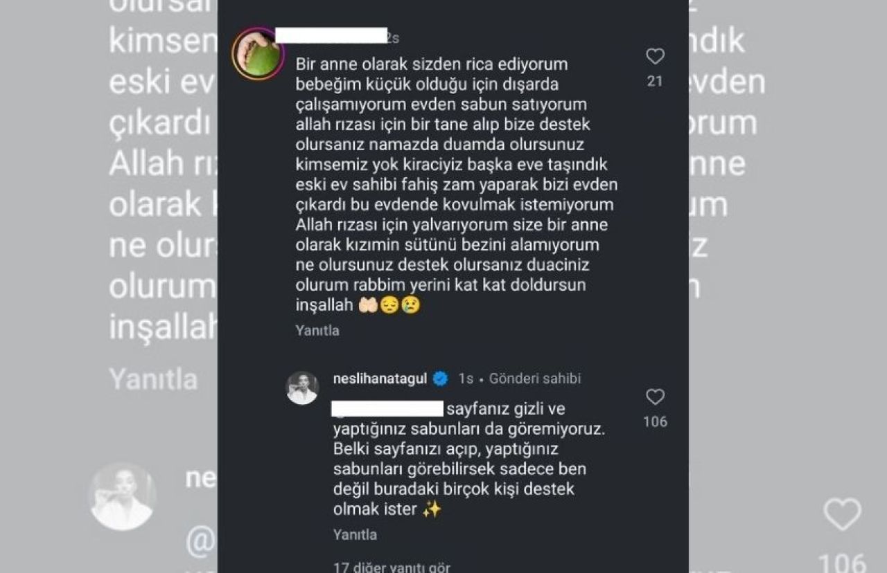 Neslihan Atagül gönderisine yapılan yoruma sesiz kalmadı! Sözleriyle takdir topladı - 1. Resim