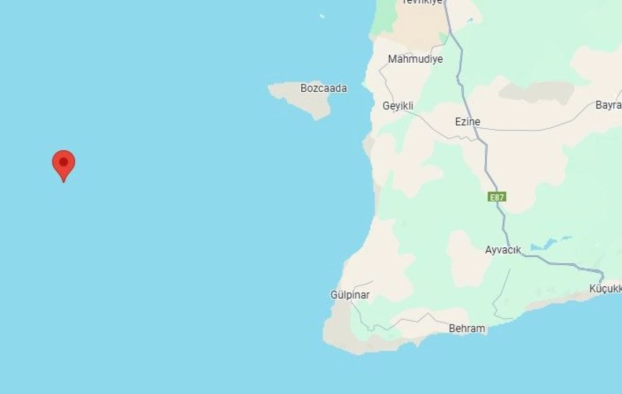 Son dakika | Çanakkale'de deprem! Kandilli Rasathanesi verileri açıkladı - 1. Resim