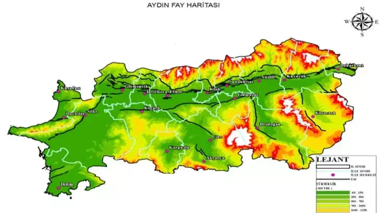 Aydın’da fay hattı geçen yerler ve kaçıncı derece deprem bölgesi olduğu merak ediliyor - 2. Resim