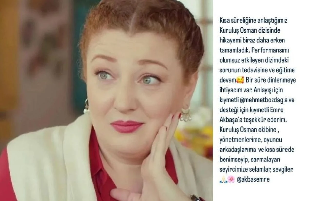 Feyza Işık, Kuruluş Osman'dan ayrıldı! Veda paylaşımına yorum yağdı