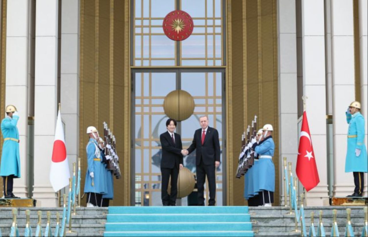 İmparatorluk ailesinden ilk ziyaret! Erdoğan, Japonya Veliaht Prensi Fumihito'yu kabul etti - 1. Resim