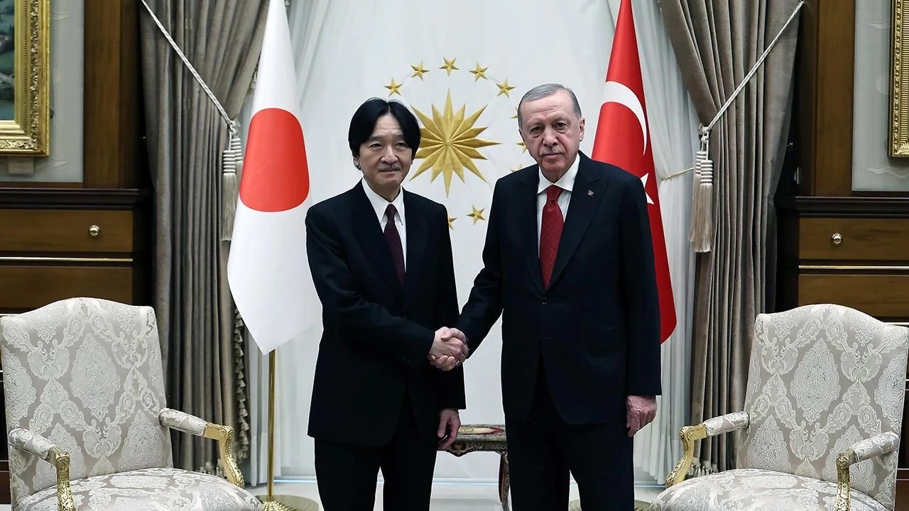 İmparatorluk ailesinden ilk ziyaret! Erdoğan, Japonya Veliaht Prensi Fumihito'yu kabul etti