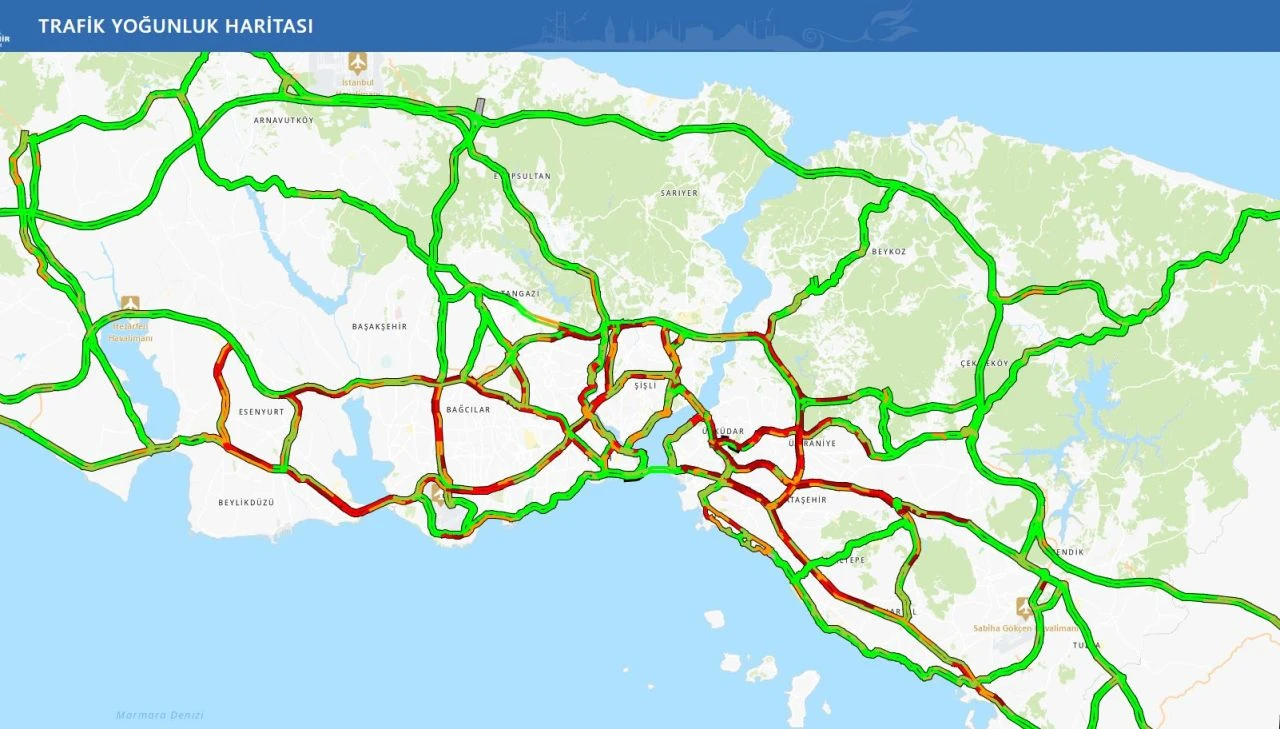 İstanbul trafiğine sağanak etkisi! Durma noktasına geldi - 2. Resim