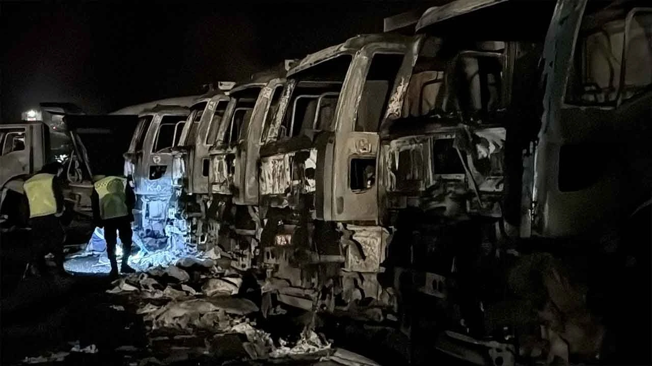 Taş ocağında korkutan yangın: Çevre illerden de ekip sevk edildi