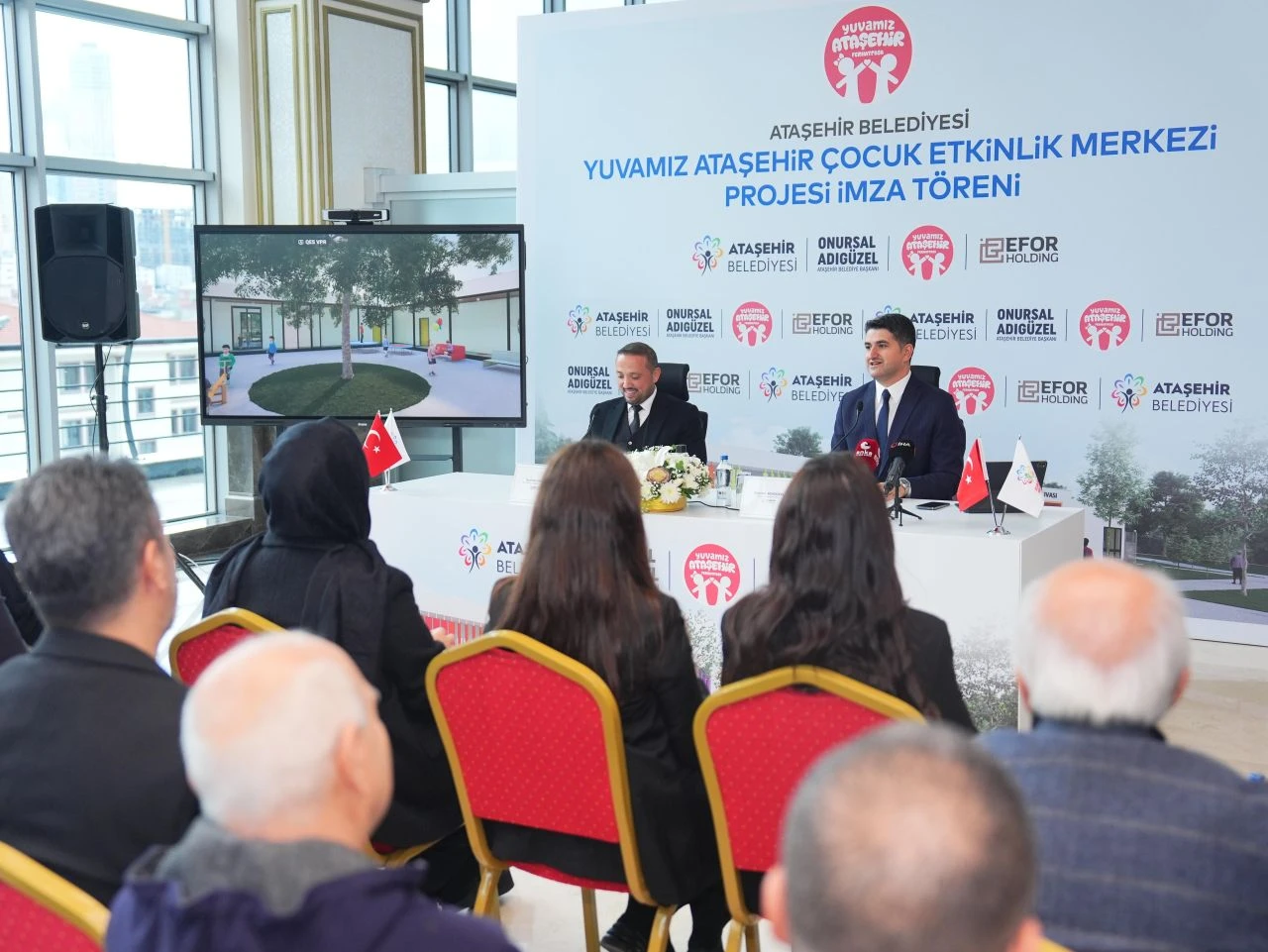 Ataşehir Belediyesi’nden çocuklar için ekolojik adım: Etkinlik merkezi için imzalar atıldı