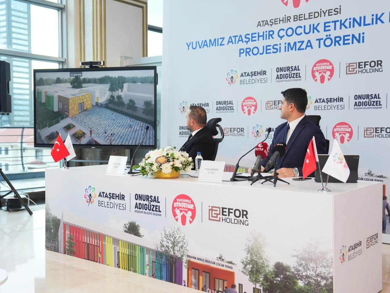 Ataşehir Belediyesi’nden çocuklar için ekolojik adım: Etkinlik merkezi için imzalar atıldı