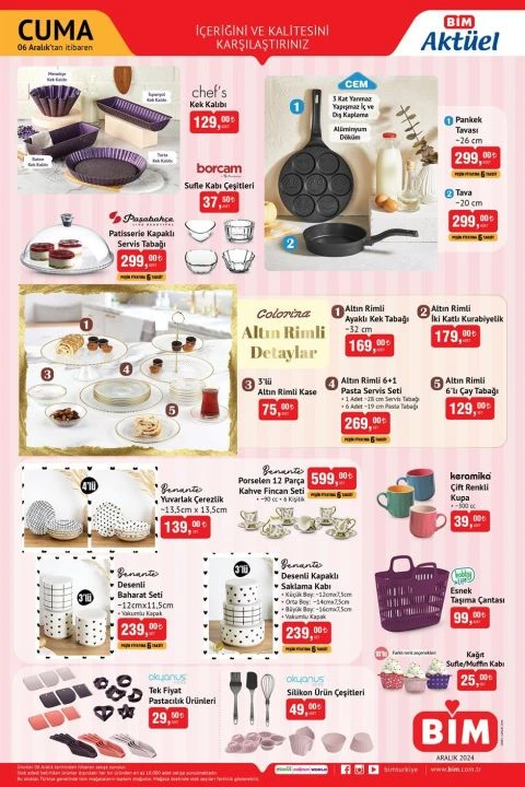 Bim 6 Aralık aktüel kataloğu yayında! Kumtel Fast Fryer, ankastre set, emaye bakraç, kırtasiye ürünleri ve daha fazlası - 2. Resim