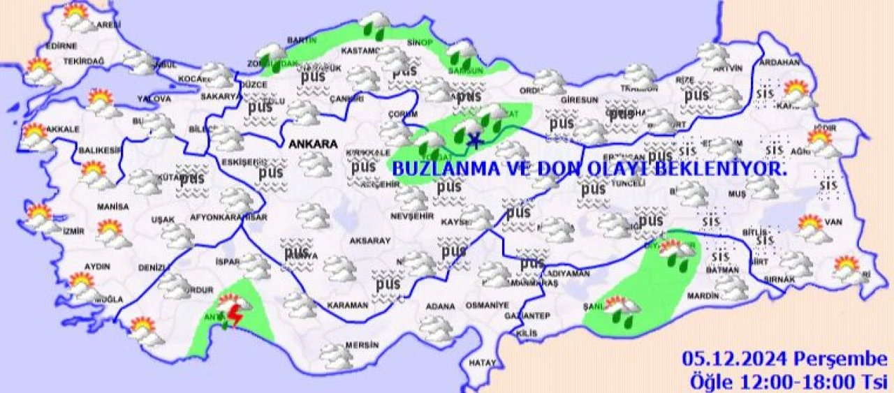 Bugün yağmur yağacak mı? 5 Aralık Perşembe hava durumunu MGM duyurdu