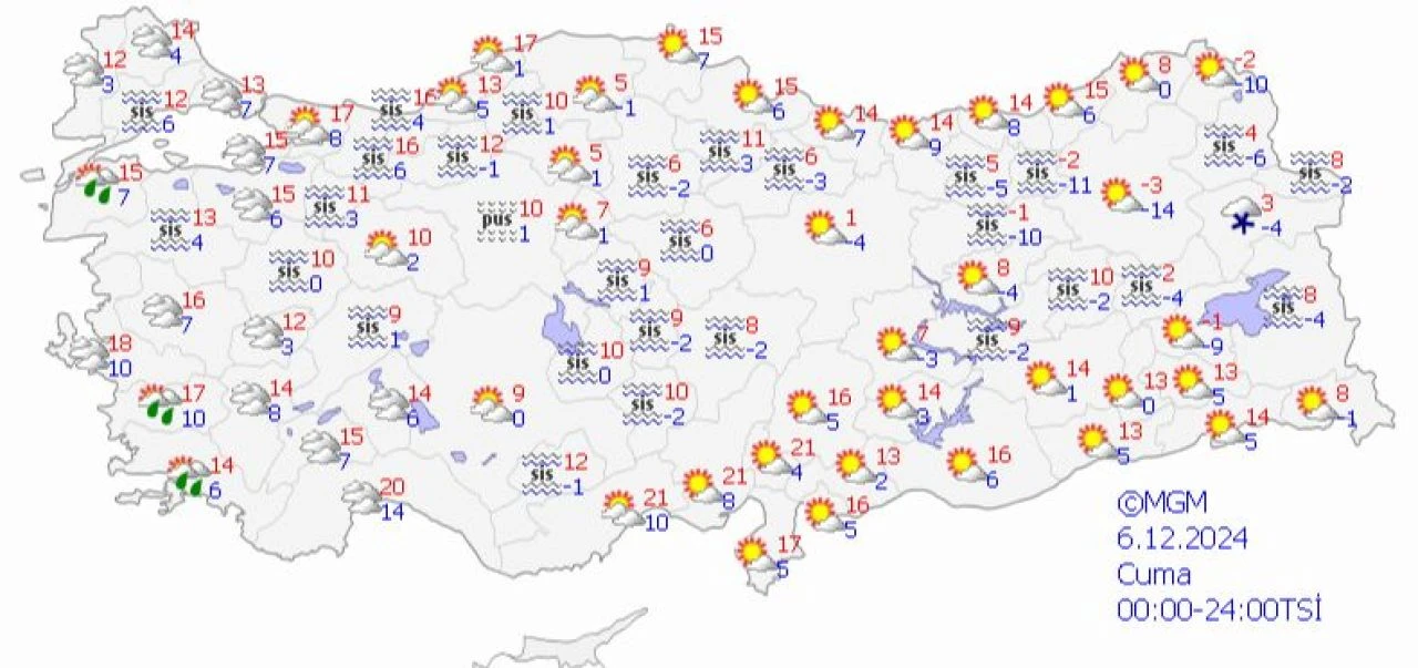 Bugün yağmur yağacak mı? 5 Aralık Perşembe hava durumunu MGM duyurdu