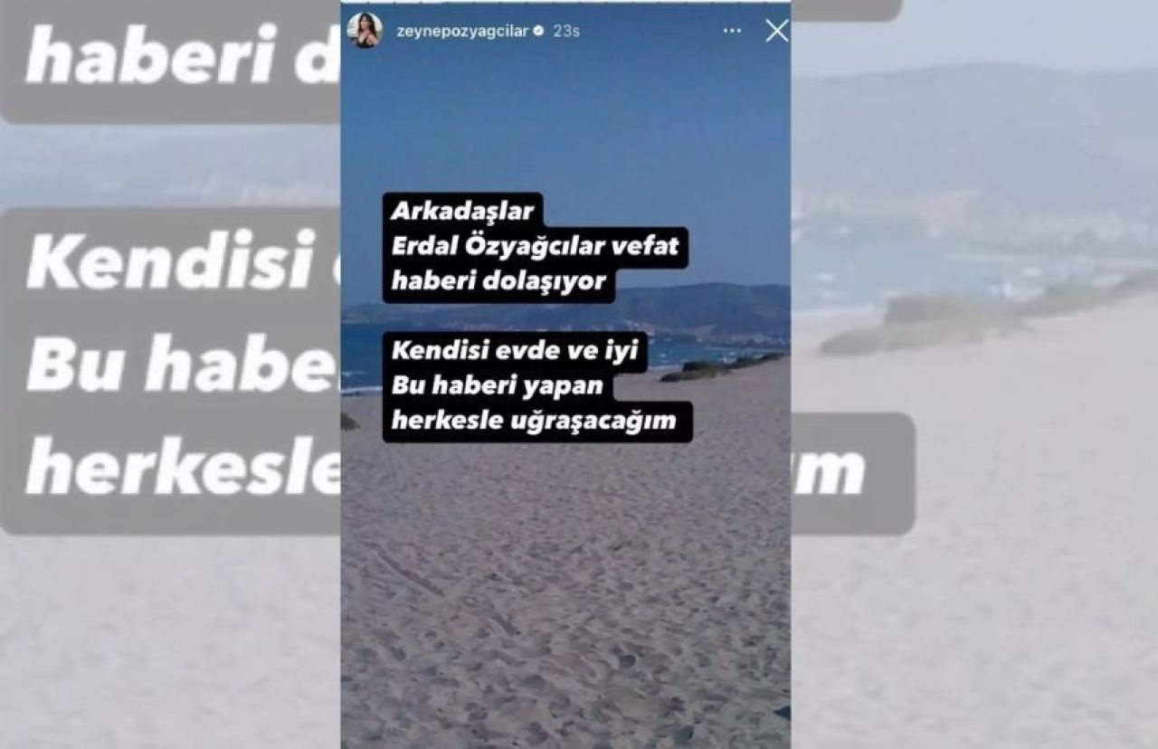 Erdal Özyağcılar'ın hayatını kaybettiği iddia edildi! Kızı Zeynep Özyağcılar ateş püskürdü - 1. Resim