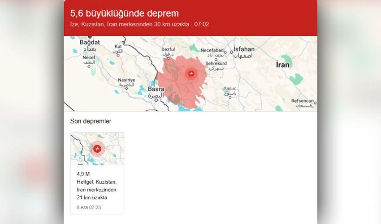 İran'da deprem paniği! Türkiye'nin komşusu 2 şiddetli depremle sarsıldı - 1. Resim
