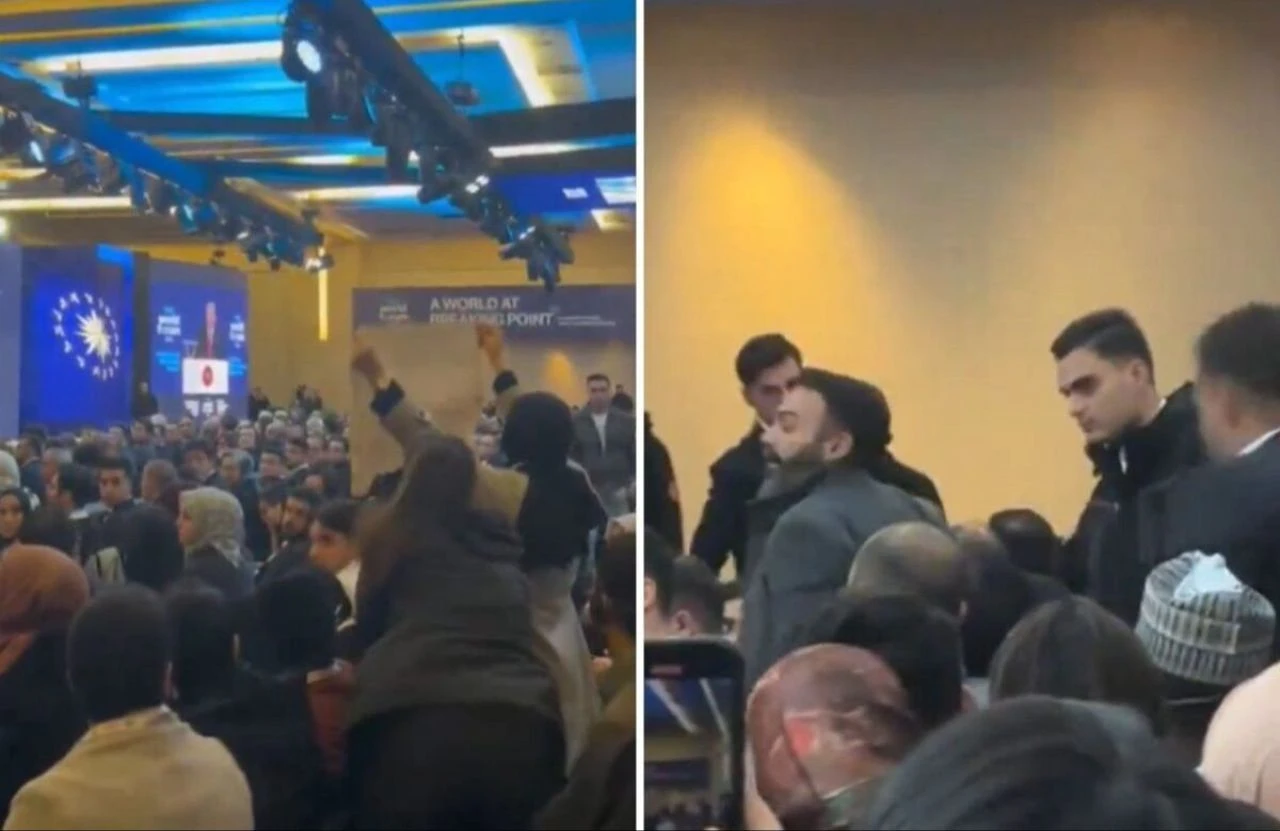 Cumhurbaşkanı Erdoğan'ı protesto eden 9 kişi serbest bırakıldı! - 1. Resim