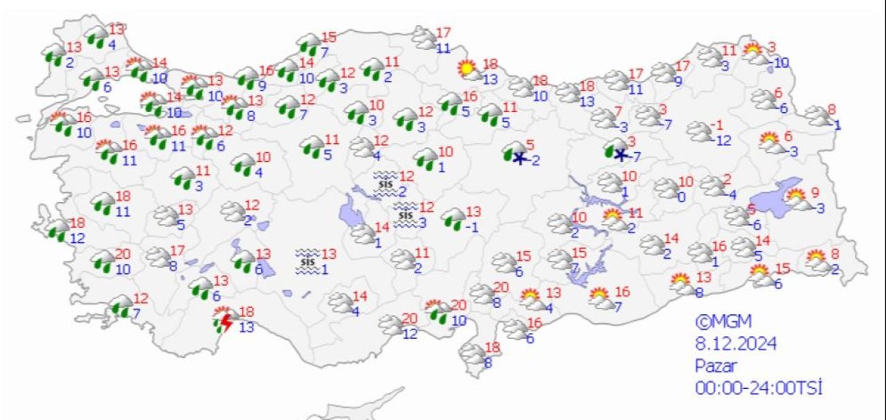 Meteoroloji uyardı: Ülkenin yarısını etkisi altına alacak! Hafta sonu hava durumu nasıl olacak? - 7. Resim