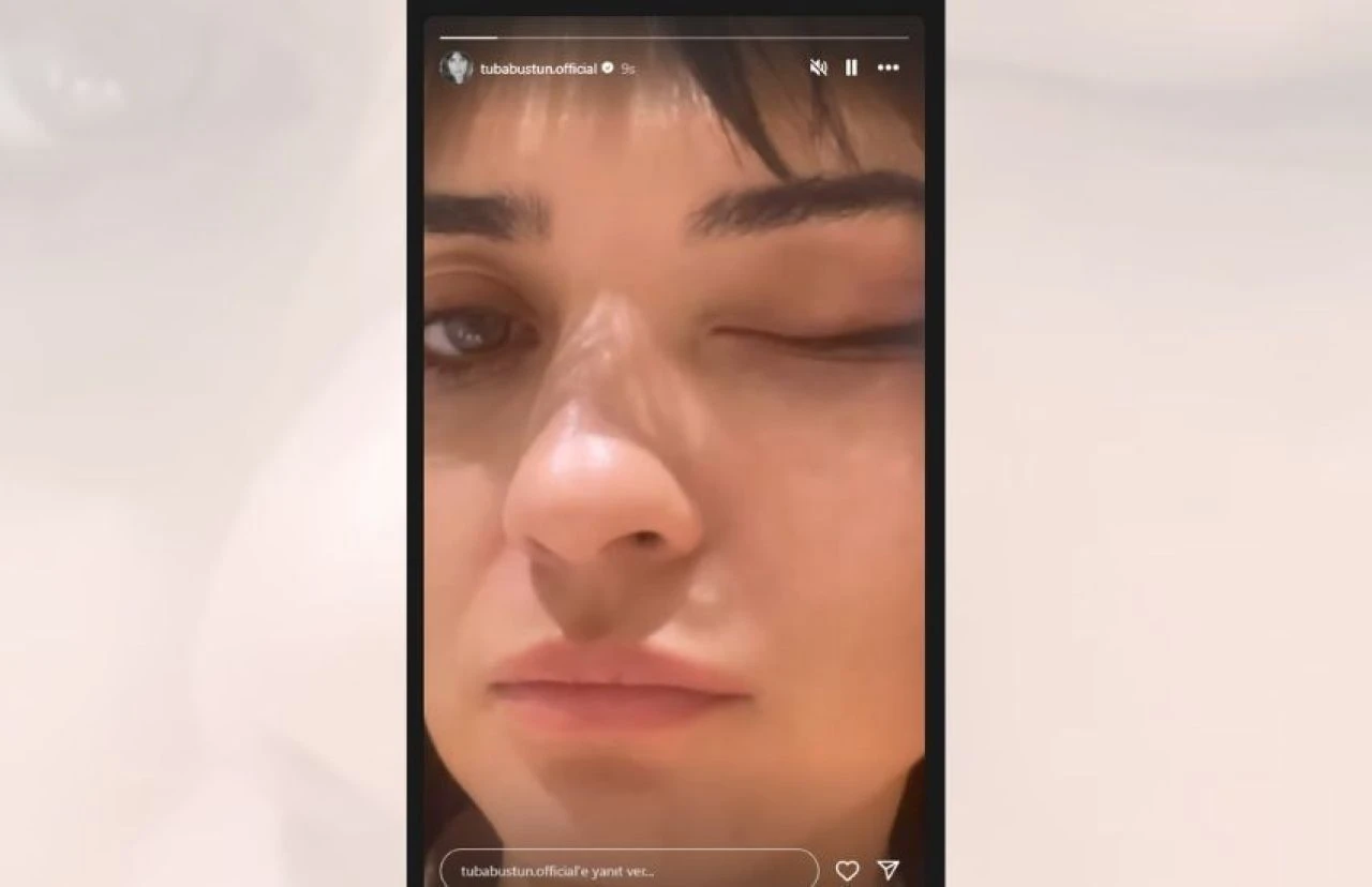 Tuba Büyüküstün makyajsız video paylaştı! Sevenleri yorum yağdırdı