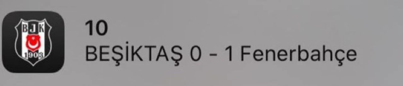 Beşiktaş Super App uygulamasında yanlış gol bildirimi! Maçta gol iptal oldu mu? - 1. Resim
