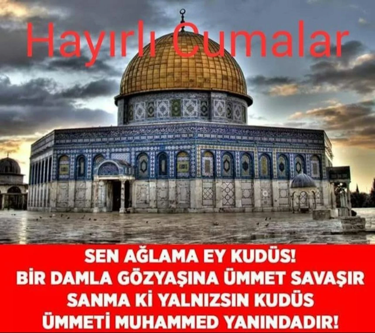 Filistin’le ilgili yazılı, sözlü, bayraklı Cuma mesajları 2024