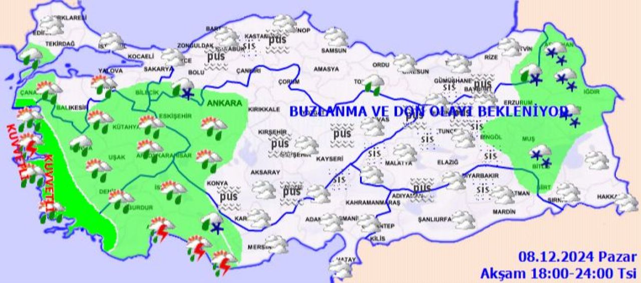 Bugün hava nasıl olacak, yağmur yağacak mı? İşte Meteoroloji 8 Aralık hava durumu  - 3. Resim