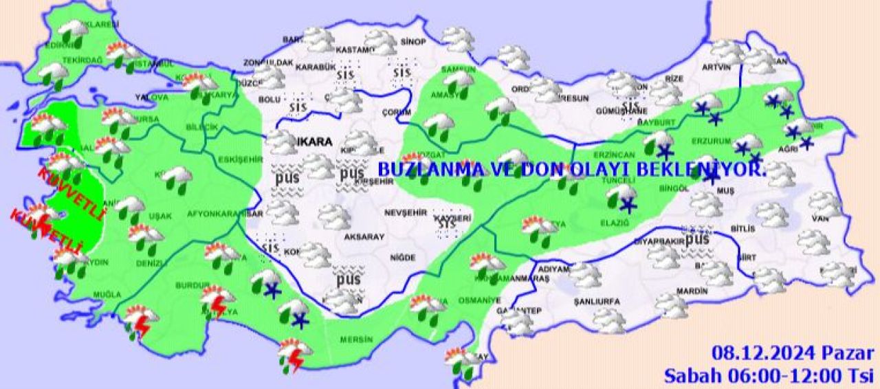 Bugün hava nasıl olacak, yağmur yağacak mı? İşte Meteoroloji 8 Aralık hava durumu  - 1. Resim