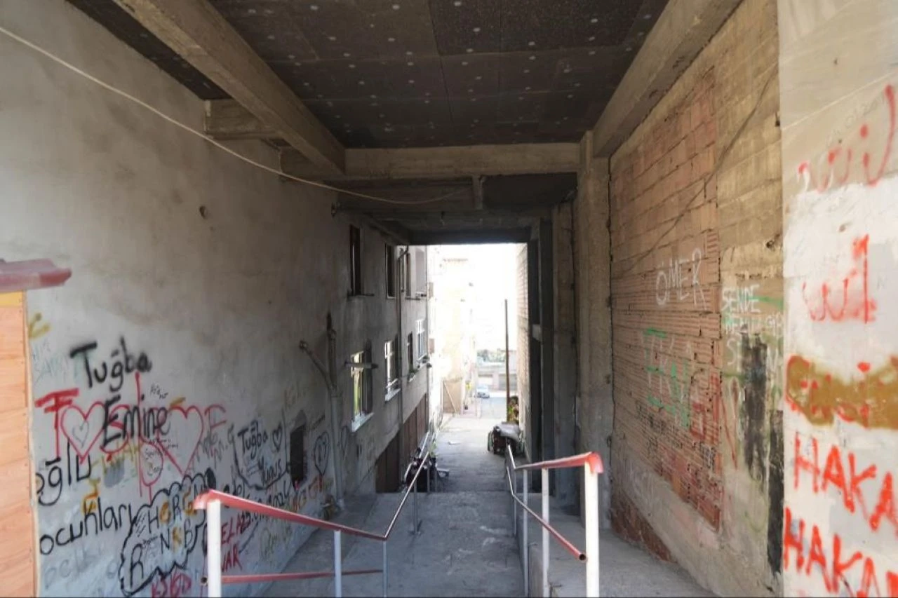 Samsun'da Karadeniz fıkrası gibi sokak! Dünyada eşi benzeri yok - 1. Resim