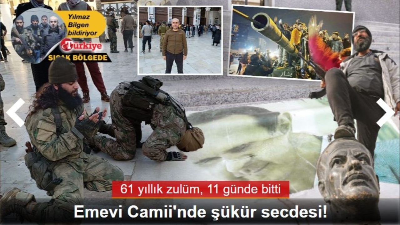 Esad rejiminin yıkılışı Türk basınında böyle yankılandı! "61 yıllık zulüm, 11 günde bitti" - 1. Resim