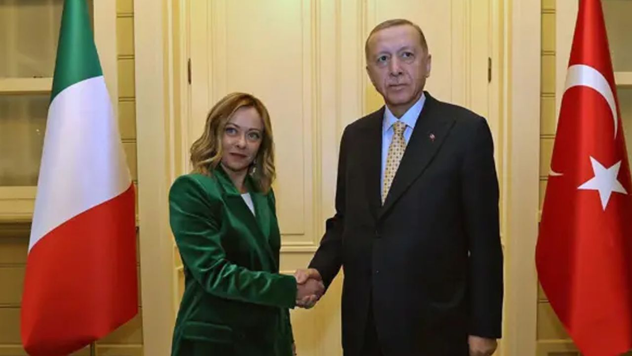 Cumhurbaşkanı Erdoğan İtalya Başbakanı Giorgia Meloni ile görüştü! Gündemde Suriye var