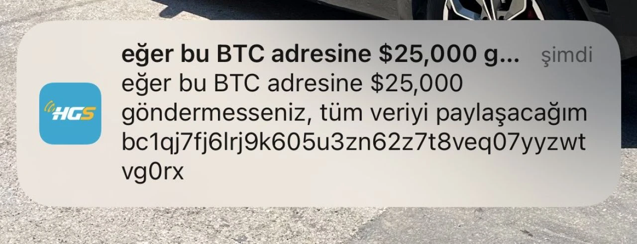 HGS uygulaması hacklendi mi? Kullanıcılara hakaret ve tehdit mesajları gönderiliyor - 1. Resim