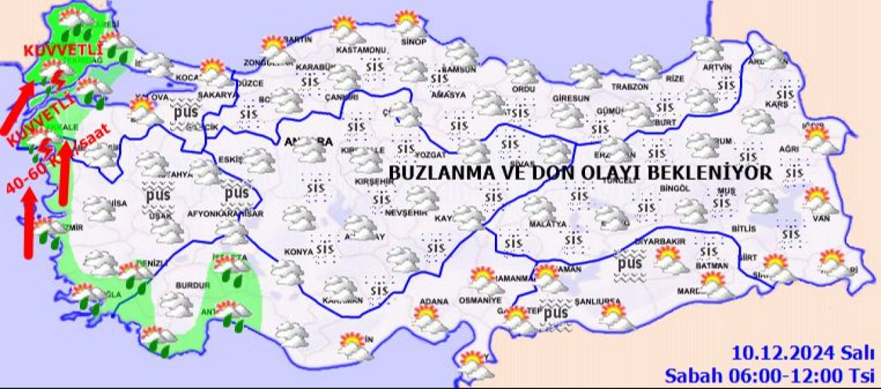 İstanbul dahil 10 ilde sarı alarm! Meteoroloji saat vererek uyardı: Çok kuvvetli yağacak - 1. Resim