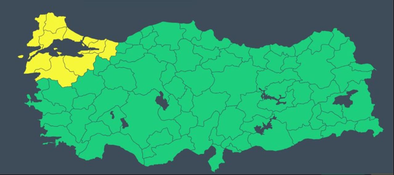 İstanbul dahil 10 ilde sarı alarm! Meteoroloji saat vererek uyardı: Çok kuvvetli yağacak - 3. Resim