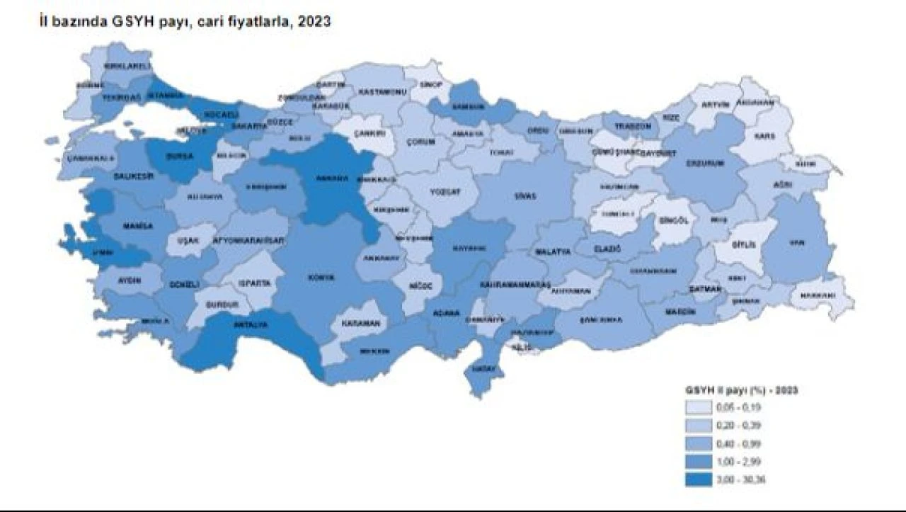 En büyük pay İstanbul'un! İl bazında gayrisafi yurt içi hasıla verileri açıklandı - 1. Resim