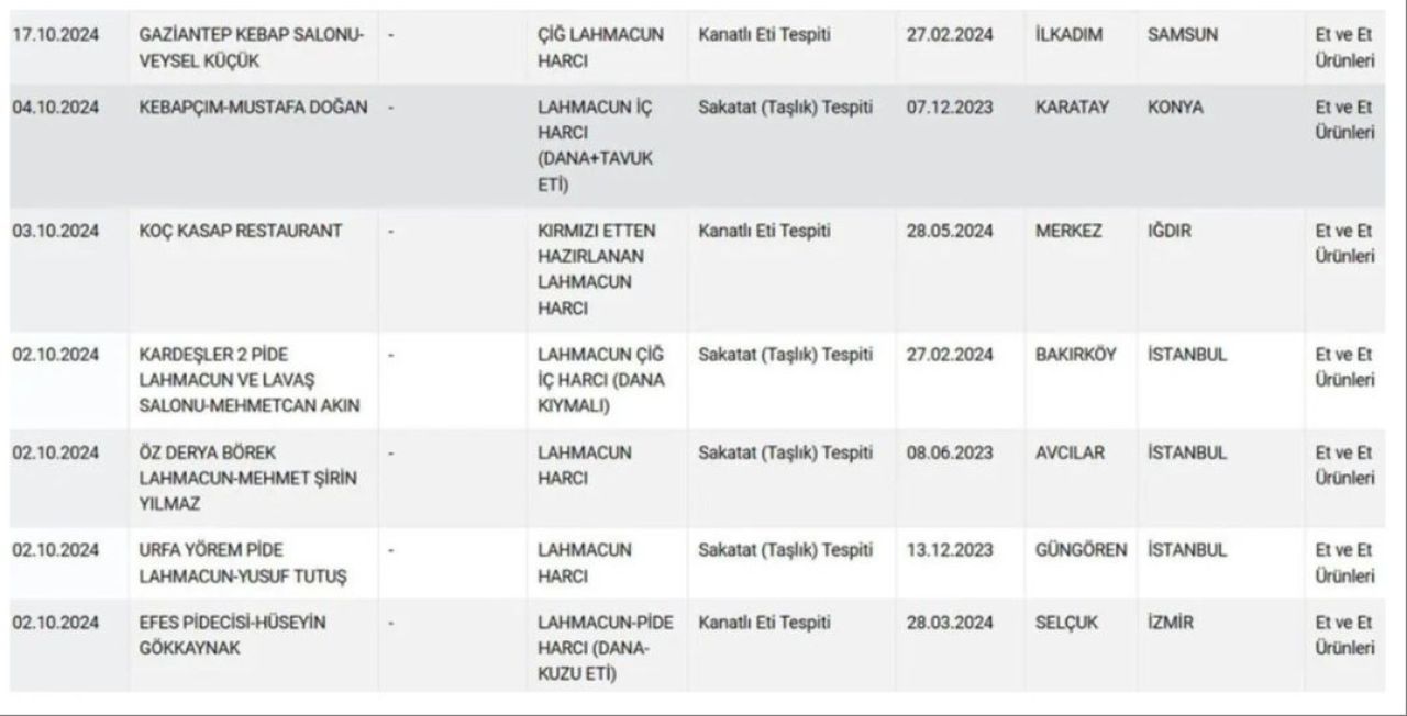 Hileli gıda listesi | Tarım ve Orman Bakanlığı yine ifşaladı! 3 meşhur lahmacuncu listede: İçine neler koymamışlar ki - 2. Resim