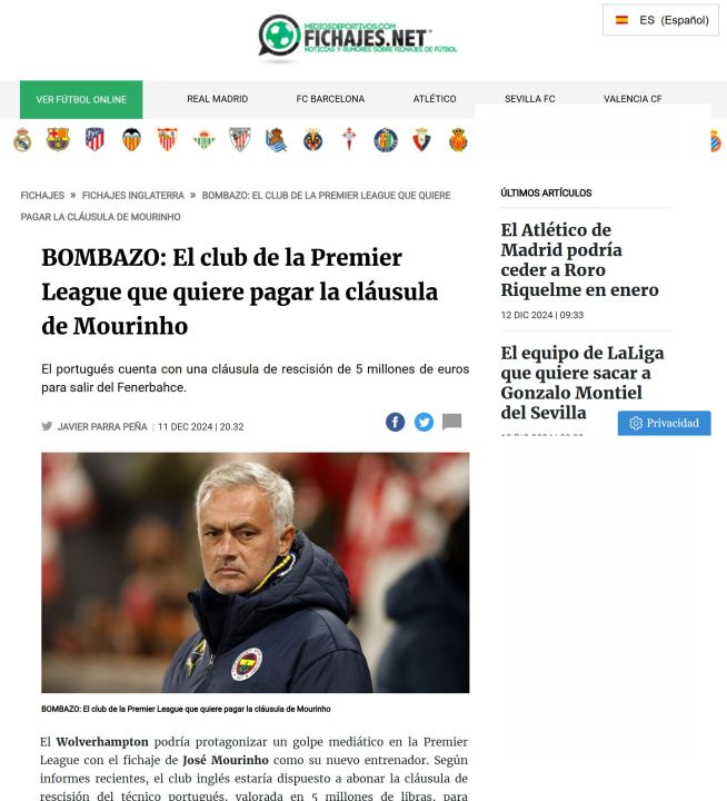 Mourinho için sansasyonel iddia! Fesih bedeli hazır - 1. Resim