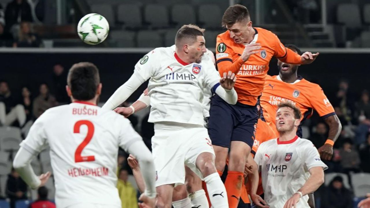 UEFA Konferans Ligi'nde Başakşehir Heidenheim'ı 3-1 geçti!