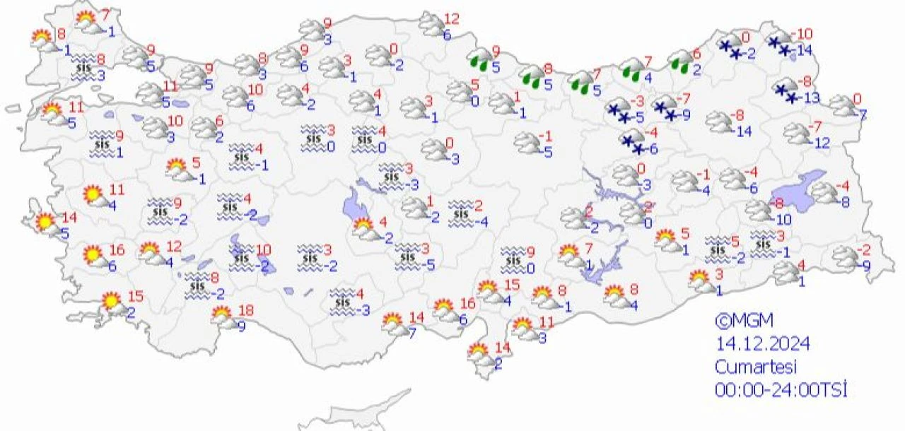 Hafta sonu İstanbul'da yağmur durumu MGM verilerinde paylaşıldı (14-15 Aralık) - 2. Resim