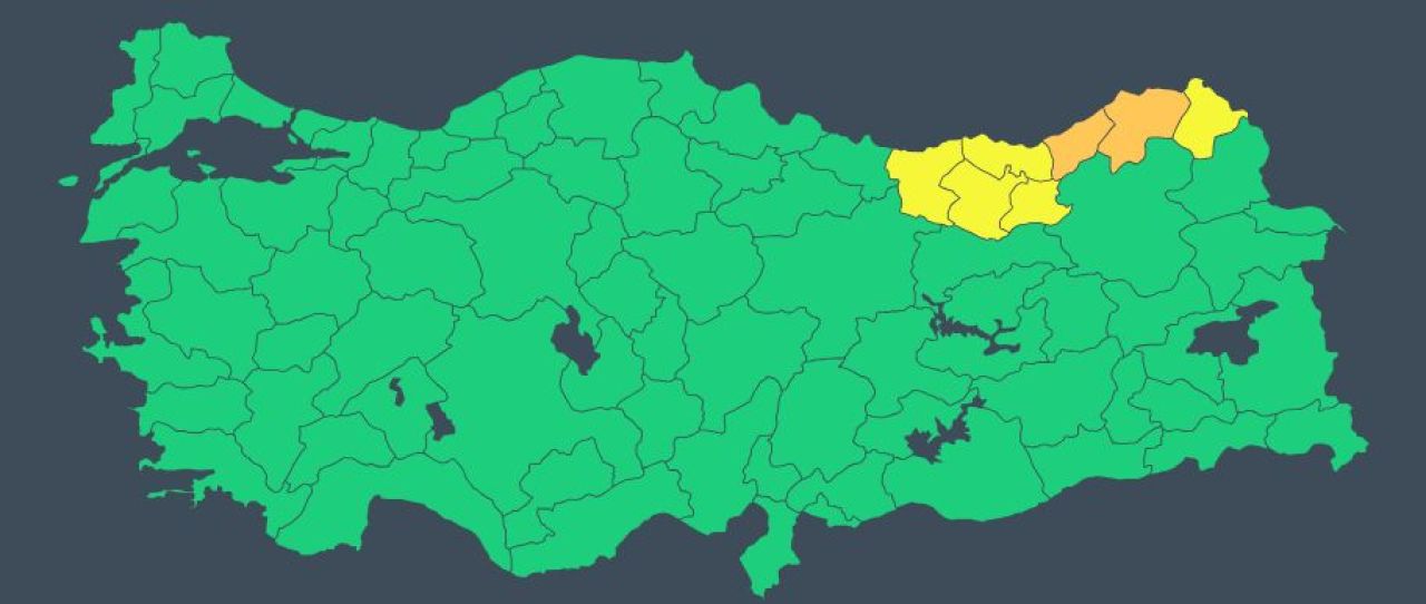 Meteoroloji'den kar uyarısı! 7 ilde turuncu ve sarı alarm verildi: Çok şiddetli yağacak - 2. Resim