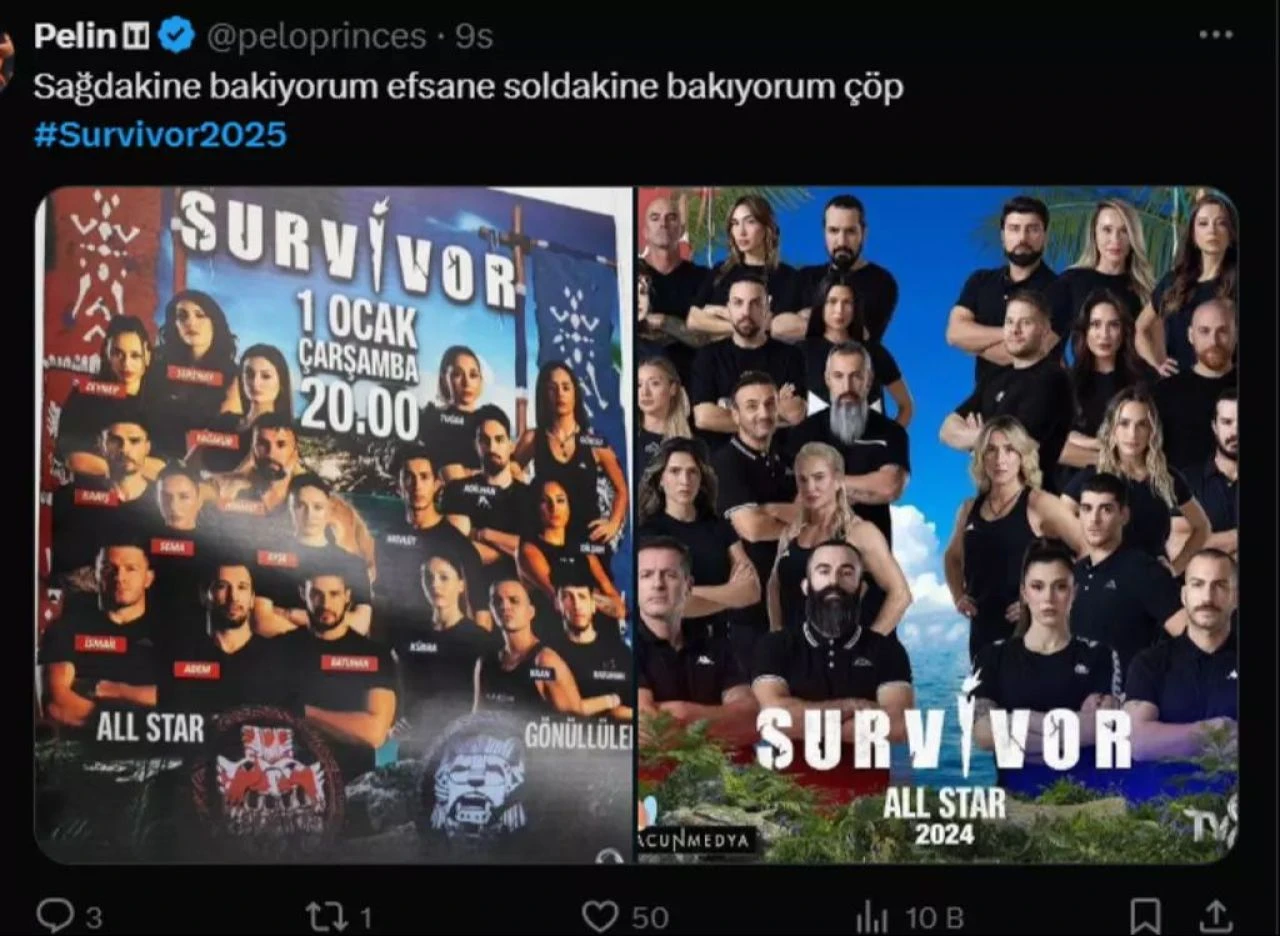 Survivor 2025 kadrosuna ağır eleştiri! Ünlü isimleri görenler isyan etti - 2. Resim