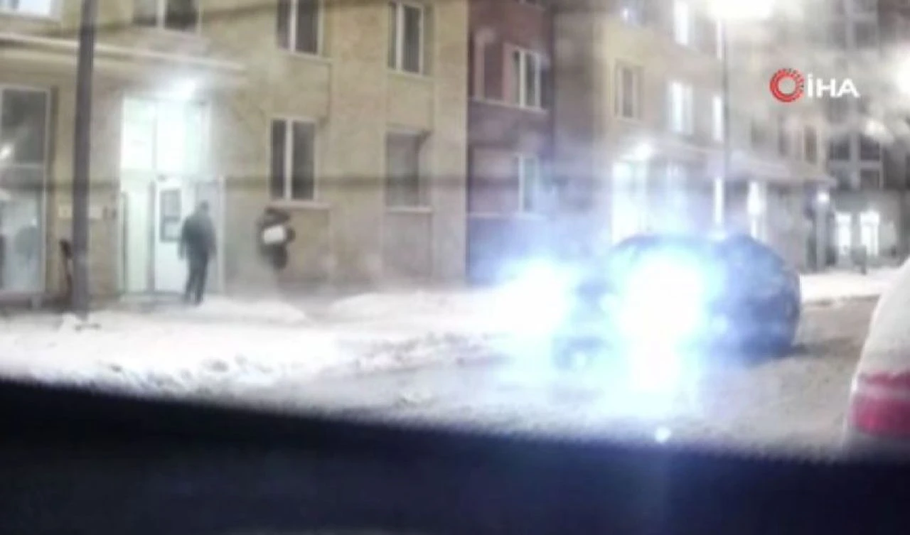 Nükleer silahlardan sorumlu Rus korgenerale yönelik suikast anı! Ukrayna saldırıyı üstlendi - 1. Resim