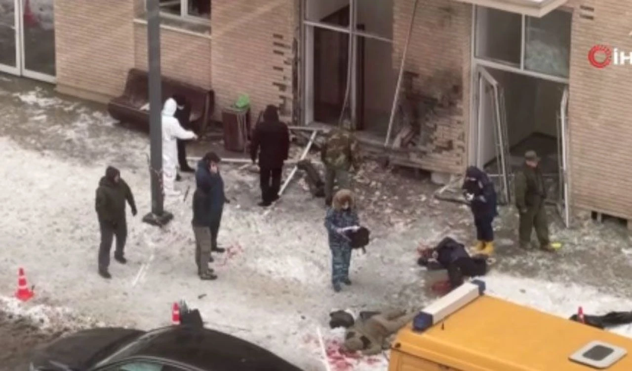 Nükleer silahlardan sorumlu Rus korgenerale yönelik suikast anı! Ukrayna saldırıyı üstlendi - 2. Resim