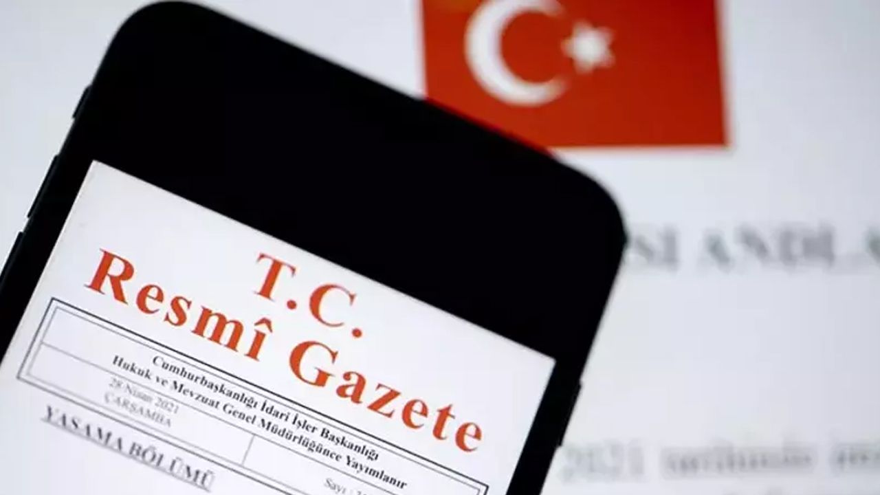 Türkiye ile KKTC arasında imzalanan milletlerarası anlaşma Resmi Gazete&#039;de