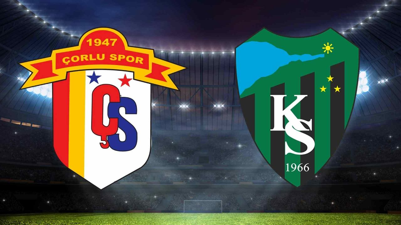 Çorluspor 1947-Kocaelispor maçı saat kaçta ve hangi kanalda yayınlanacağı gündem oldu